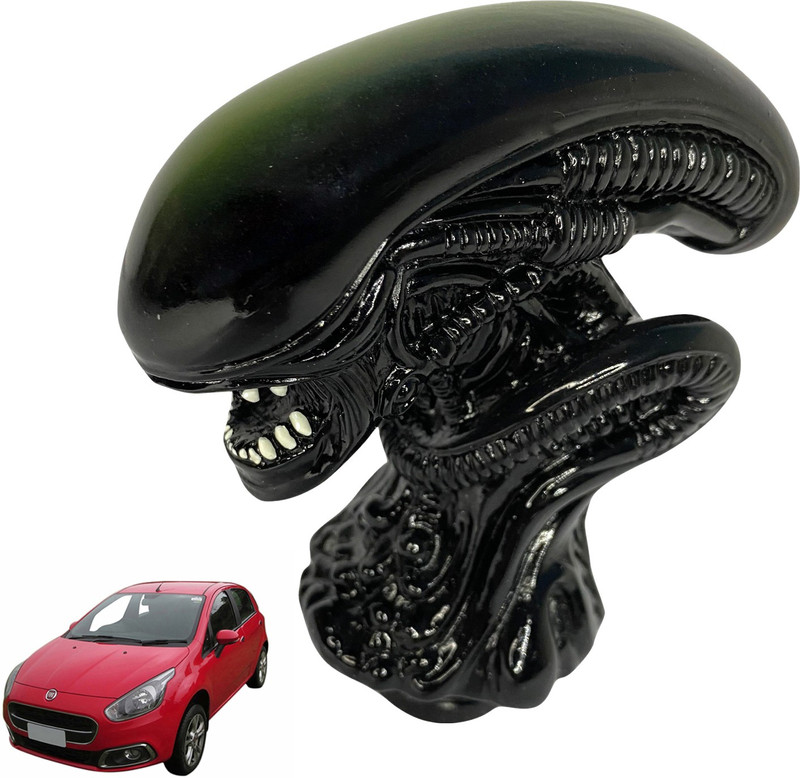 Dhe Best Car Dragon Head Gear Knob Shift Leaver For Fiat Punto Evo Gear Shift Collar