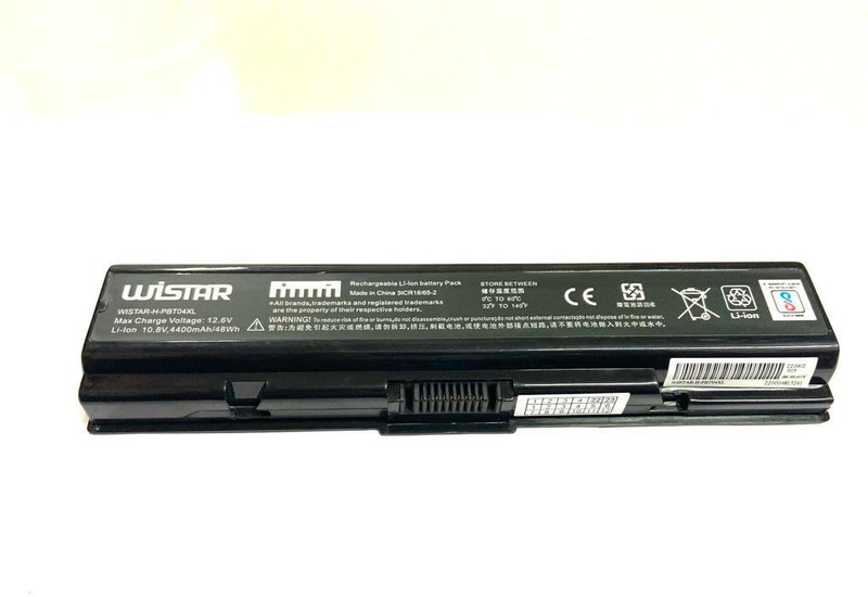 WISTAR PABAS174 Laptop Battery For Satellite L505D L550 L550D 6 Cell Laptop Battery