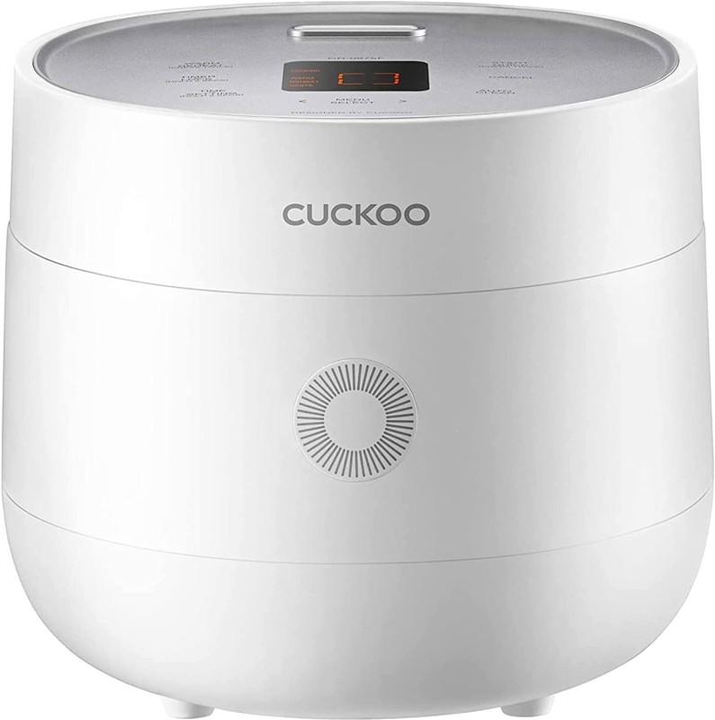 CUCKOO CR-0675F Multi-functional Micom Rice Cooker & Warmer Electric Rice Cooker with Steaming Feature(1.4 L, White)