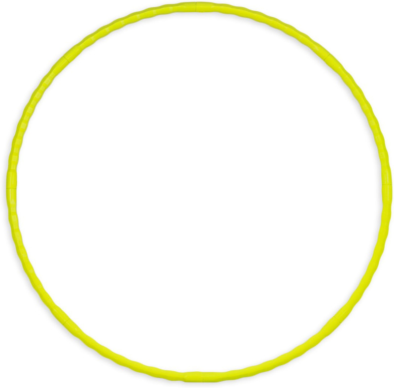 RATNA'S Diamond Hula Hoop Ring (Yellow) Hula Hoop (Diameter - 30 cm) (2343 Yellow) Hula Hoop(Diameter - 31 cm)