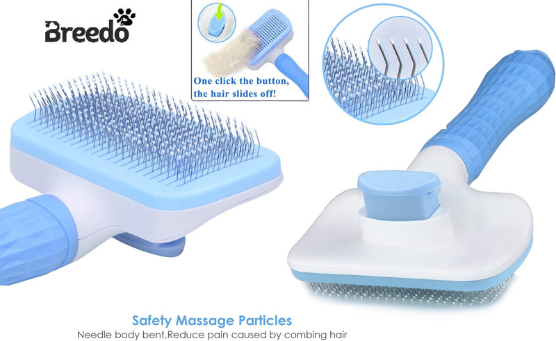 Breedo Dog Slicker Brushes for German Shepherd Labrador Rottweiler Golden Retriever Basic Comb for  Dog & Cat, Dog, Monkey, Rabbit, Hamster