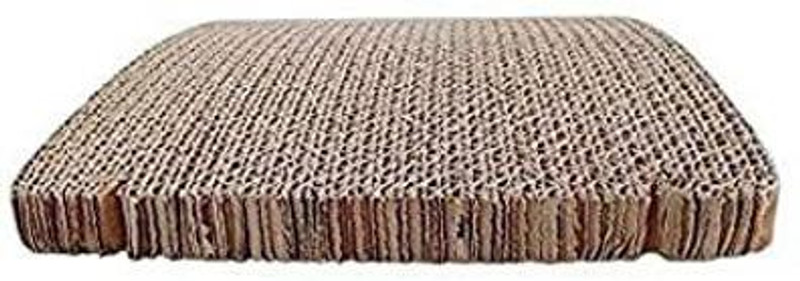 PSK PET MART Reversible Scratcher Cardboard with Catnip ,Cat Scratching Pole mountain shape Cat Pet Mat