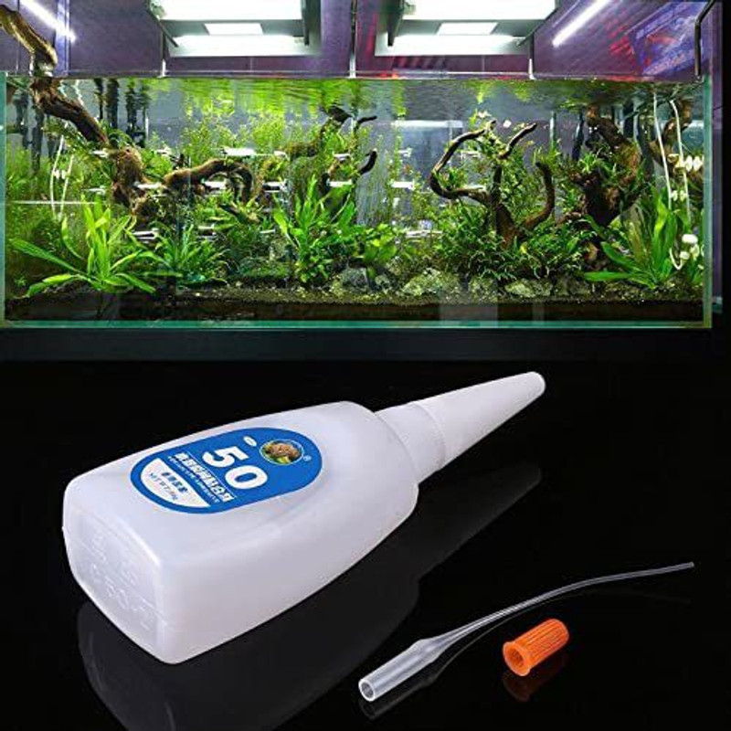 VAYINATO Elephant Fast-drying Strong Adhesive Glue, 50g For Fish Tank Aquascaping Aquarium Tool