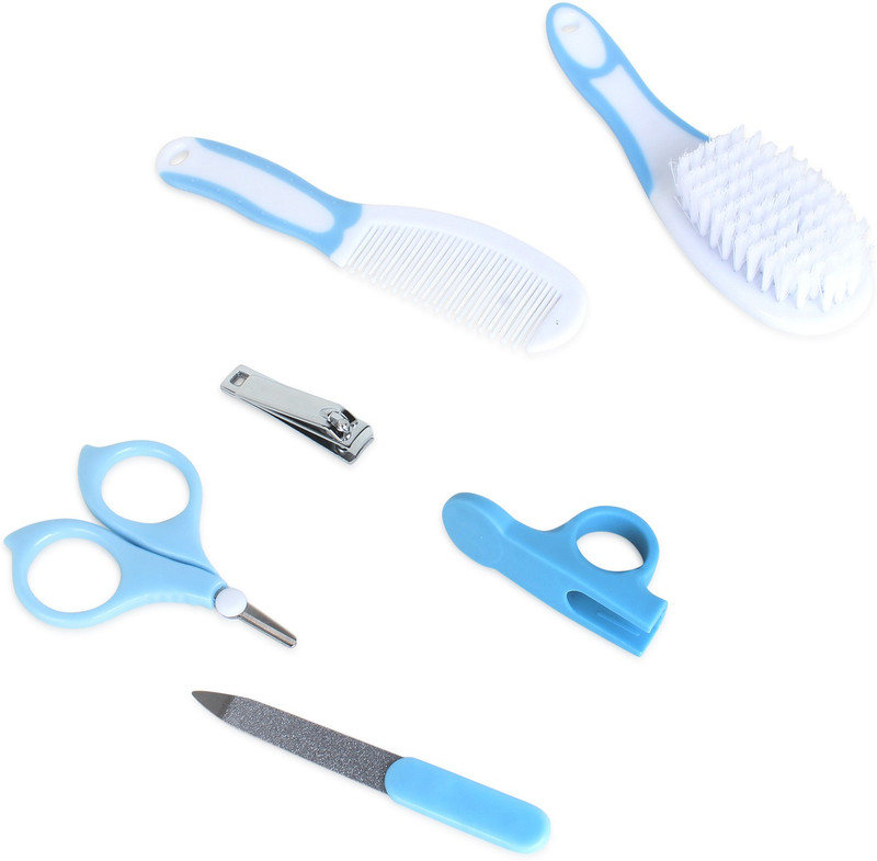KRITIU Baby Care Grooming Kit Set Of 5(Blue)