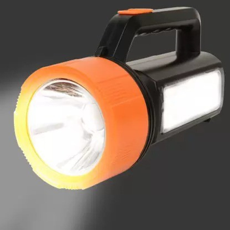 ECOSKY L-2681 24SMD Flashlight torch rechargeable long battery life with three modes 7 hrs Torch Emergency Light(Black)