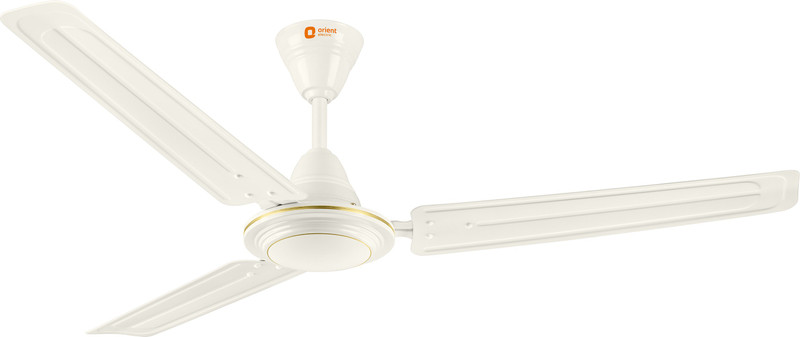Orient Electric Ujala Air BEE Star Rated 1200 mm 3 Blade Ceiling Fan(Soft Pearl, Pack of 1)