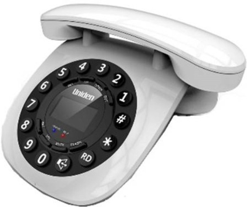 Uniden AT8601 Cordless Landline Phone(White)