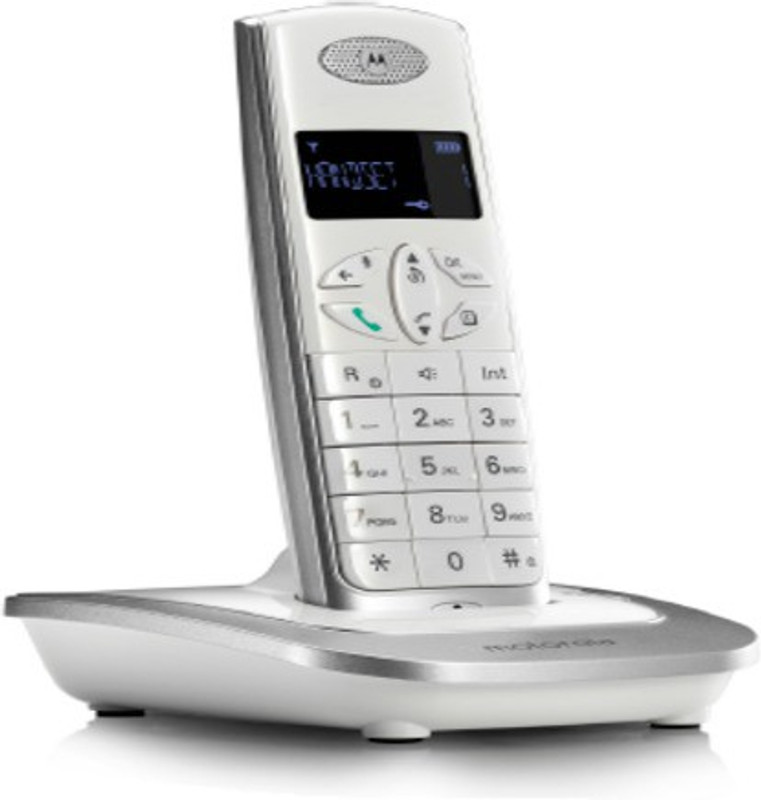Motorola D501I Cordless Landline Phone(White)