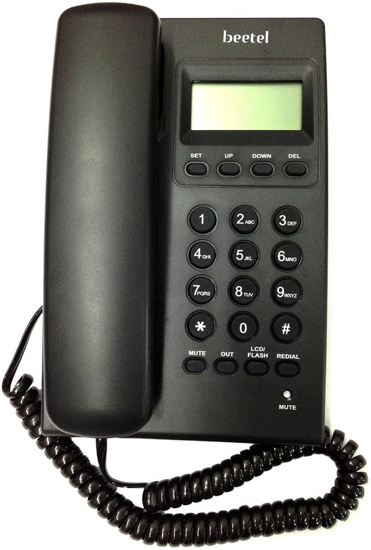 Beetel M17 Corded Landline Phone(Black)