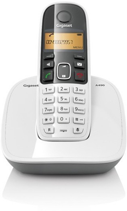 Gigaset A490 Cordless Landline Phone(White) RS.1749 (20.00% Off) - Flipkart