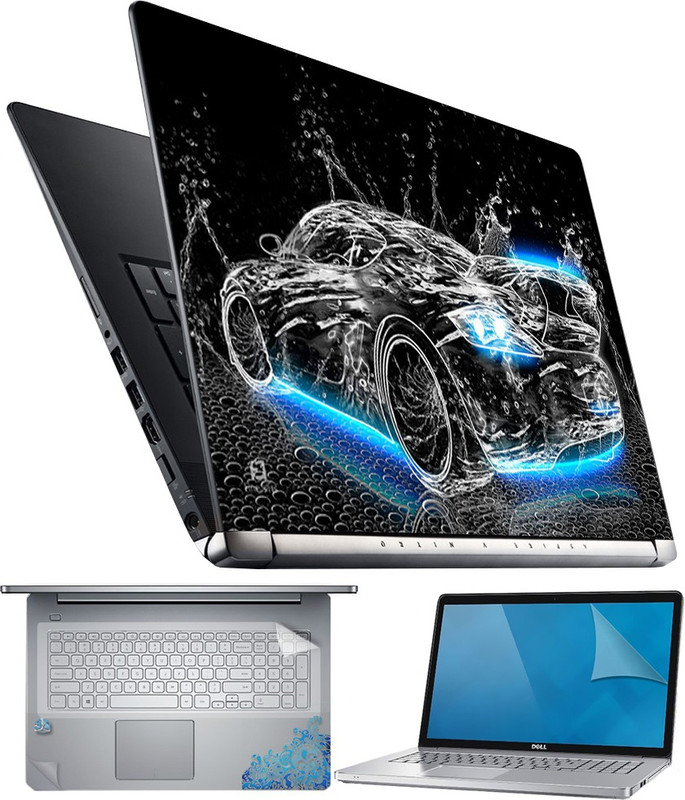 FineArts Car Water Blue on Bottom 4 in 1 Laptop Skin Pack with Screen Guard, Key Protector and Palmrest Skin Combo Set(Multicolor) RS.299 (75.00% Off) - Flipkart