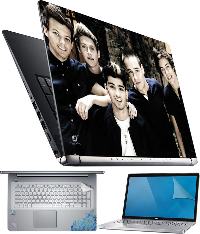 FineArts One Direction Boys 4 in 1 Laptop Skin Pack with Screen Guard, Key Protector and Palmrest Skin Combo Set(Multicolor) RS.299 (75.00% Off) - Flipkart