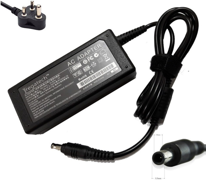 Rega SMSNG NP-N110 19V 3.16A 60W 60 W Adapter(Power Cord Included)