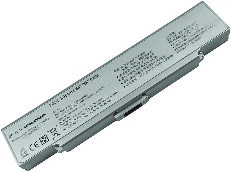 F7 Sony VAIO VGN-CR123E 6 Cell Laptop Battery