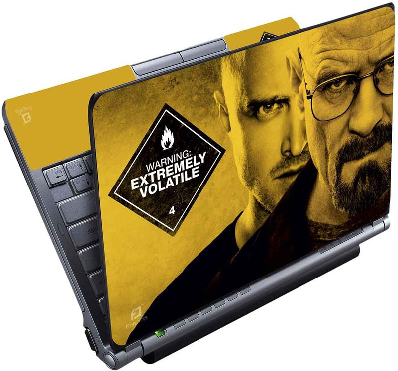 FineArts Breaking Bad Full Panel Vinyl Laptop Skin Compatible for 15.6 inch(Theme: NA)