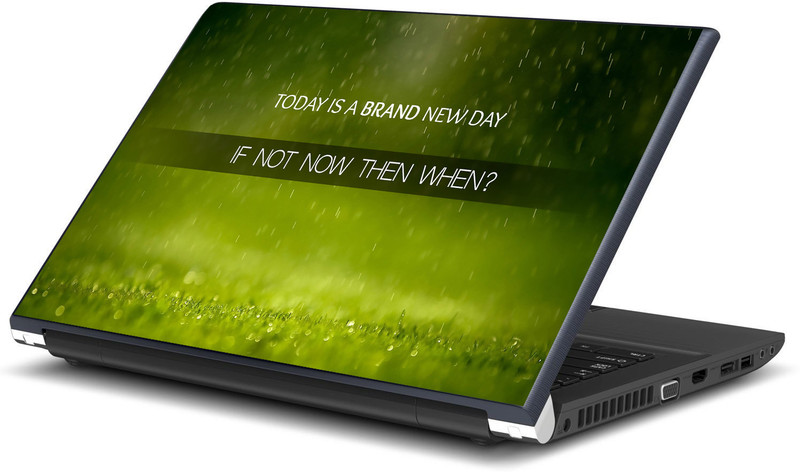 Artifa Today is a brand new day Vinyl Laptop Decal 15.6 RS.569 (0.00% Off) - Flipkart