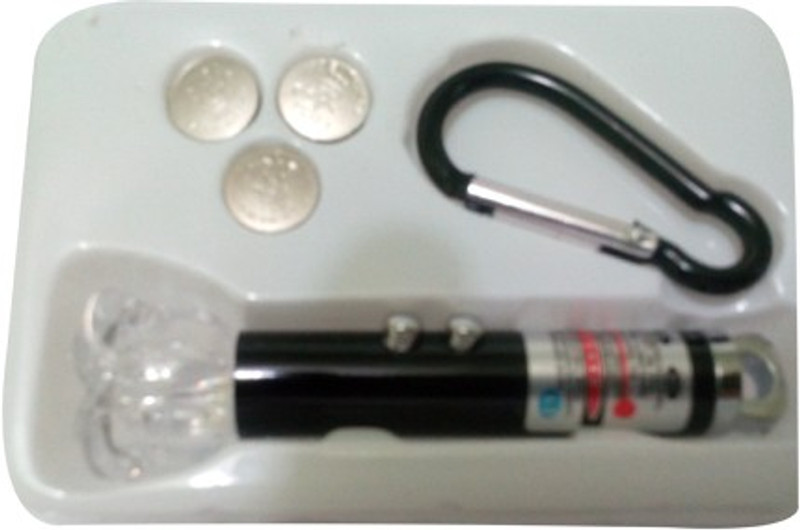Khareedi 3in1 Laser Pointer 2 LED Flash light Multicolour Torch Key chain(650 nm, RED)(650 nm, Multicolour) Khareedi 3in1 Laser Pointer 2 LED Flash light Multicolour Torch Key chain(650 nm, RED)(650 nm, Multicolour)
