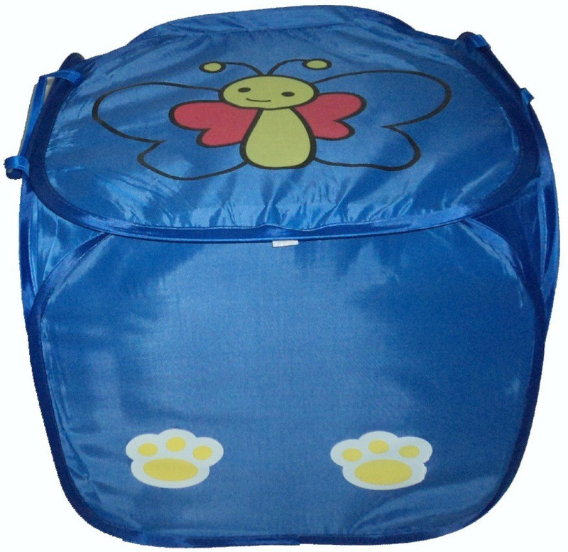 Amita Home Furnishing 20 L Blue Laundry Basket(Fibre) RS.598 (63.00% Off) - Flipkart