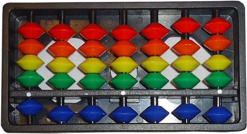 Sae Fashions 7 Rod Multicolor Abacus Kit(Multicolor)