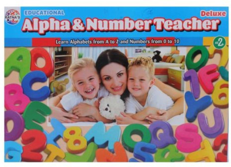 Ratnas alpha and number teacher deluxe(Multicolor)