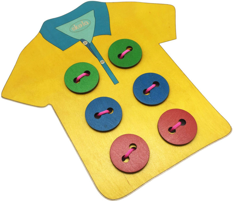 Skola T Shirt Tailor - Sew the buttons on the shirt(Multicolor)