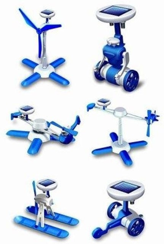 Solar Inertia 6 in 1 do it yourself solar kit(Blue, White)