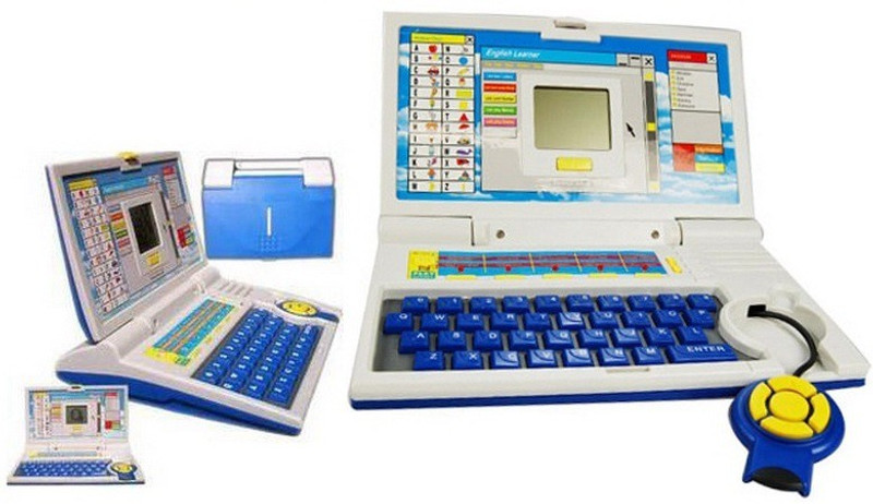 Arvin 20 Activities English Learner & Play Kids Laptop With Mouse Control(Yellow)