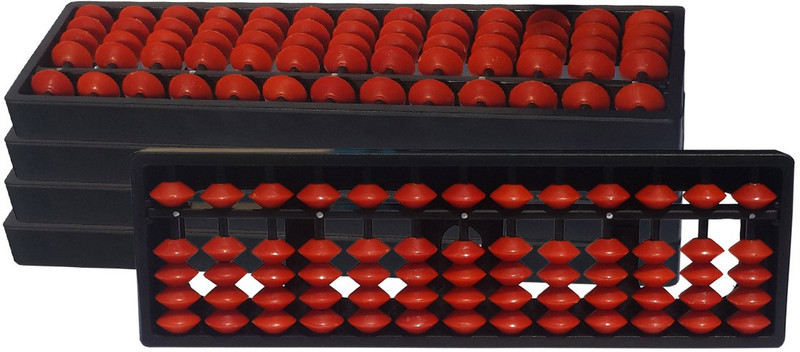 Sae Fashions 13 ROD ORANGEABACUS KIT SET OF 5(Orange)