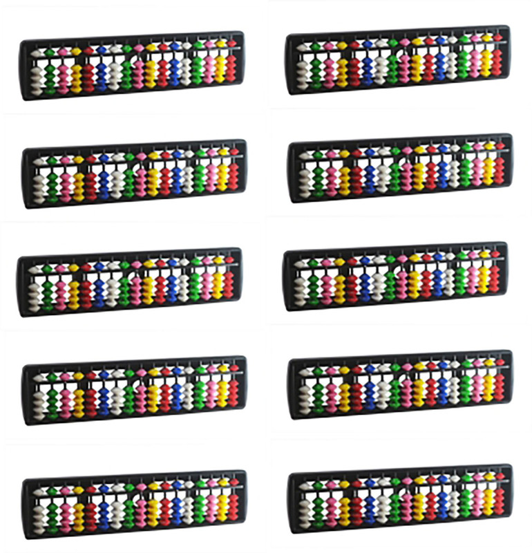 Sae Fashions Sae Multicolor 17 Rod Abacus Kit Set Of 10(Multicolor)