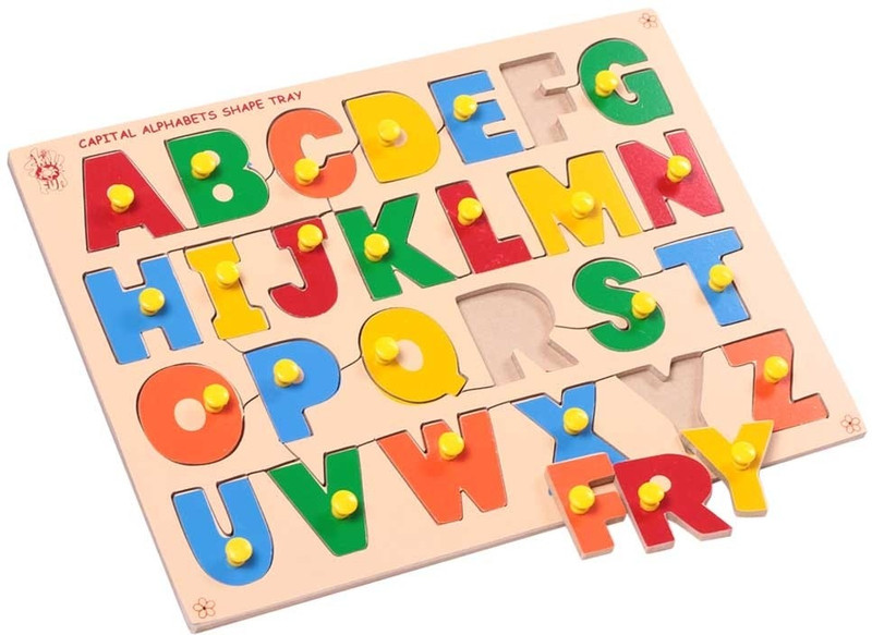 Skillofun Capital ABC Alphabet Tray(Multicolor)