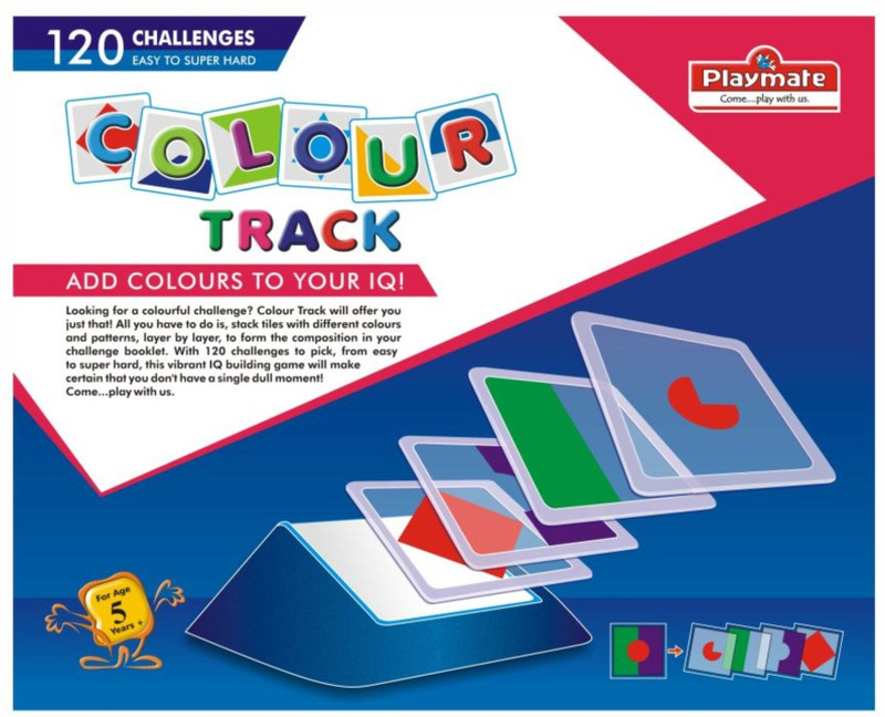 Playmates Toys Colour Track-120 Challenges(Multicolor)