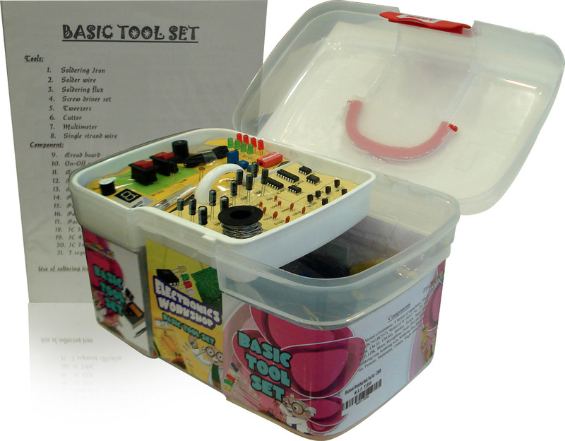 Matrix Educare Pvt Ltd Electronics Workshop Basic Tool Set(Multicolor)