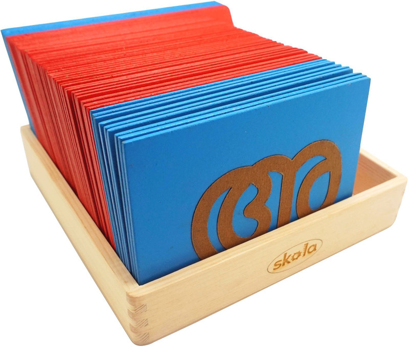 Skola Sandpaper Letters Tracing Malayalam(Multicolor)