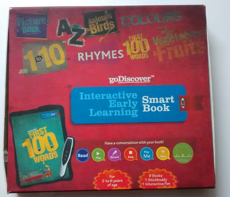 Go Discover Smart Interactive Book(Multicolor)