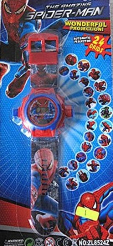 Parks Spiderman Projector Watch(Multicolor)