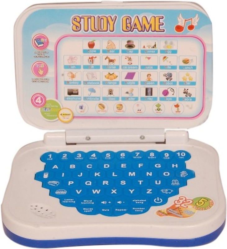 Homeshopeez Kids Educational English Laptop In Assorted Colour(Multicolor)
