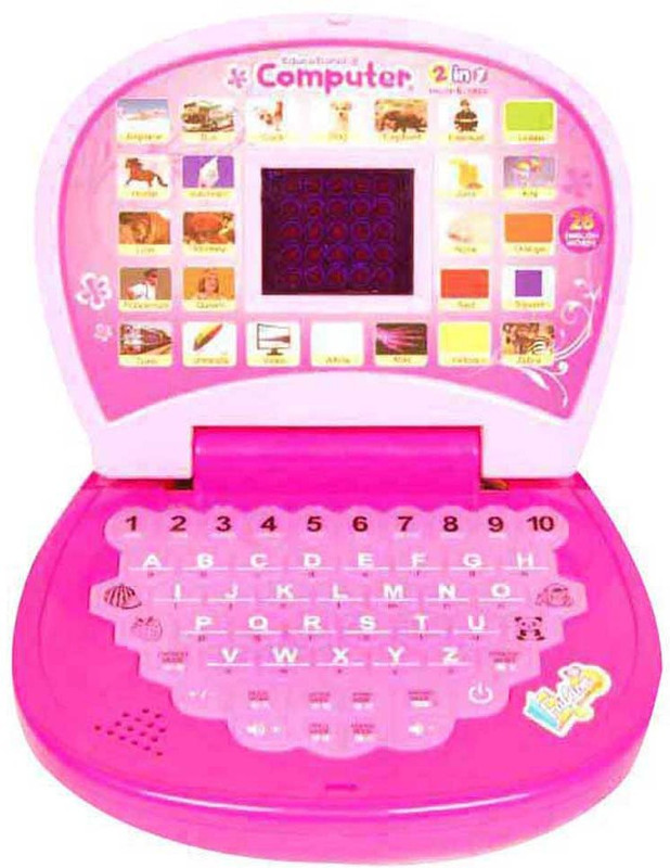 New Pinch Kids English Mini Laptop with small screen(Multicolor)