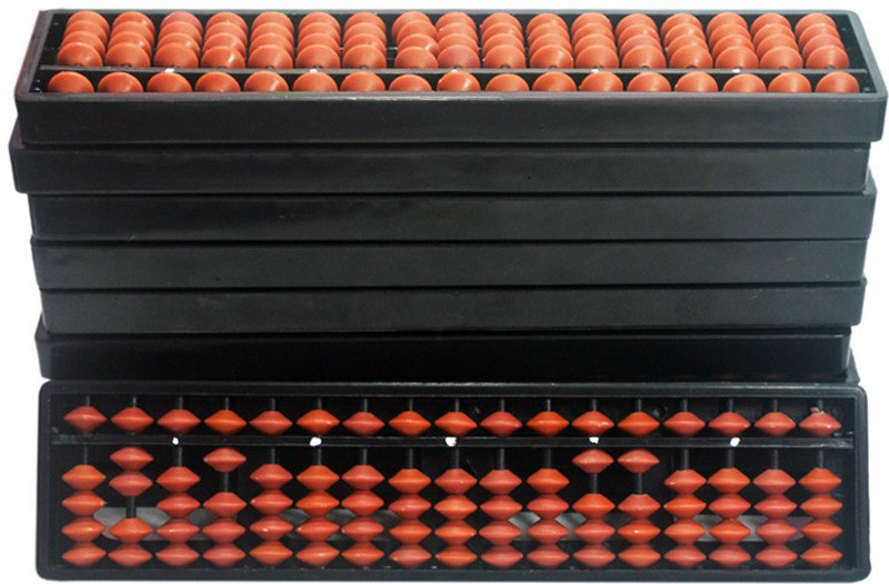 Sae Fashions Brown 17 Rod Abacus Kit Type 2 Set Of 10(Brown)