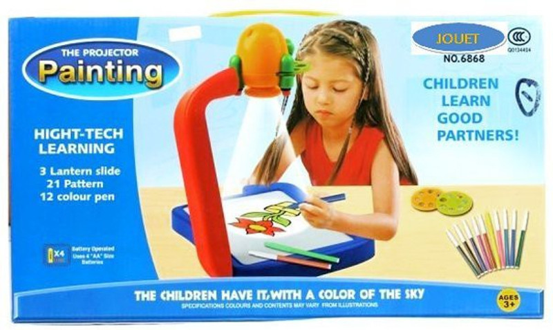 Jouet Projector Painting Activity Kits(Red, Blue)