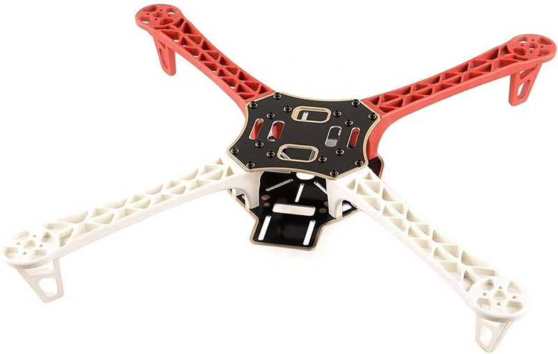 Rotobotix F450 Frame 450mm - Integrated PCB Version(Red, White, Black)