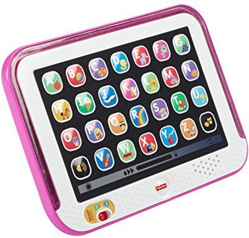 Fisher-Price Laugh & Learn Smart Stages Tablet, Pink(Multicolor)