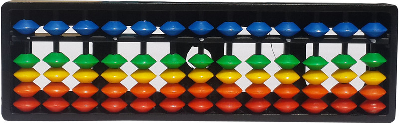 Sae Fashions 13 ROD MULTICOLOR ABACUS KIT(Multicolor)
