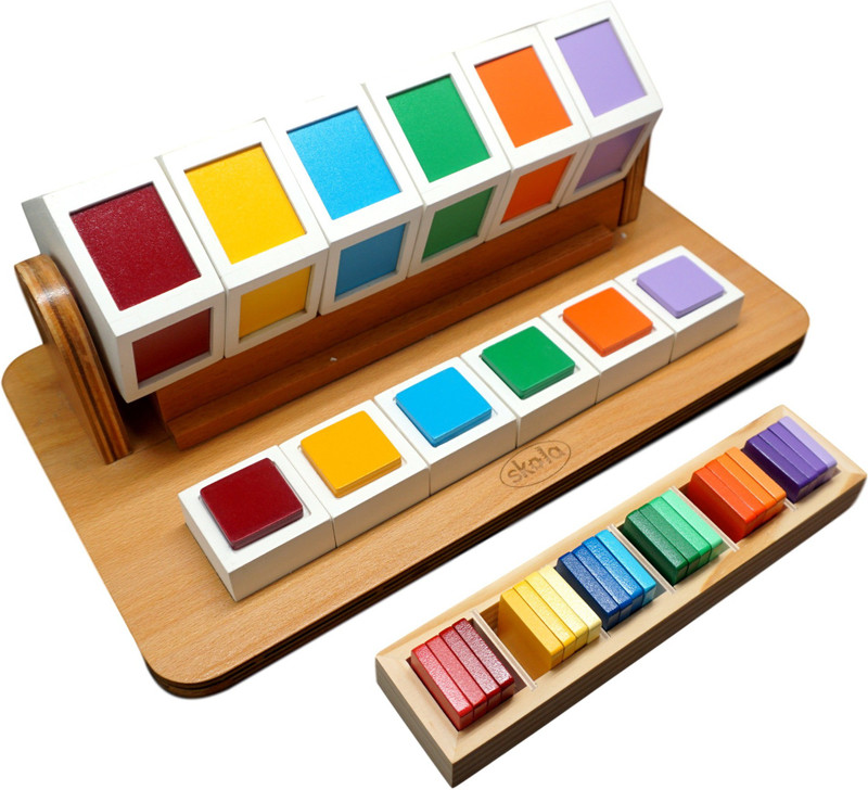 Skola Colour Wheels - Grade and match the colours(Multicolor)