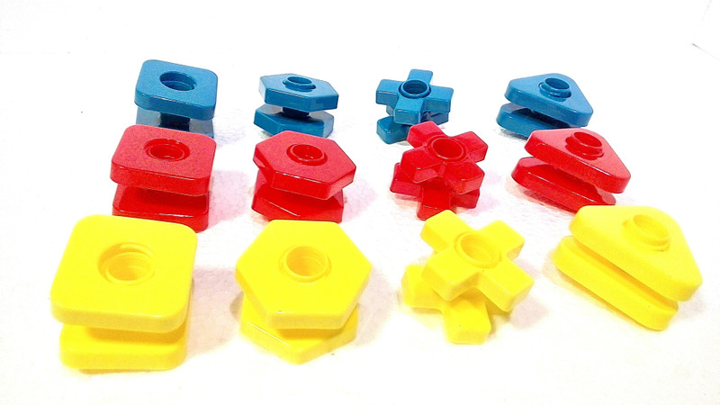 mikkis mikkis bolts and nuts(Multicolor)