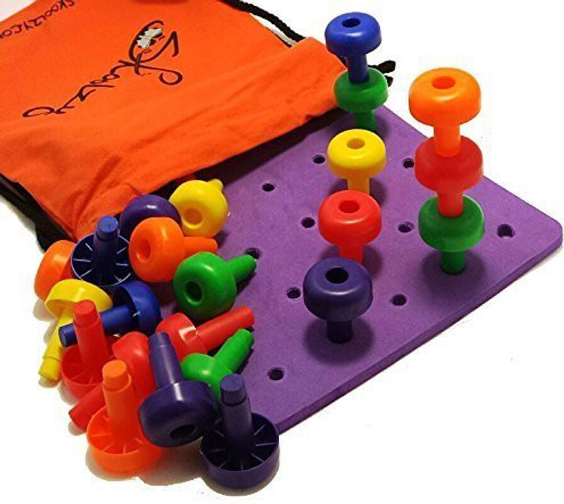 Buy Skoolzy Peg Board Set Montessori Occupational Therapy Fine Motor