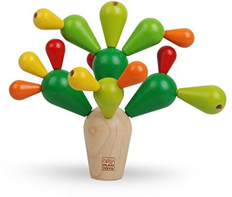 Plan Toys Balancing Cactus(Multicolor)