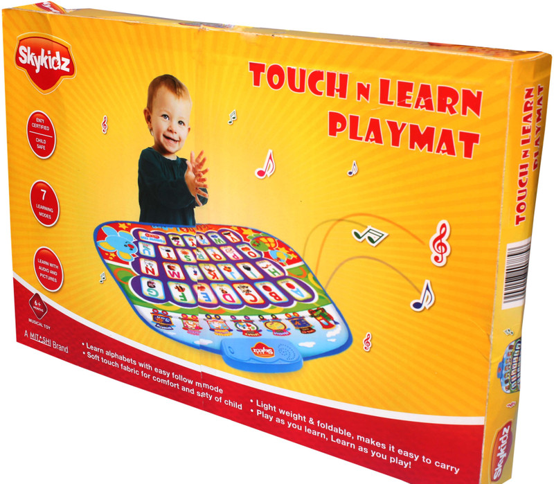 Mitashi Skykidz Touch & Learn Play Mat(Yellow)