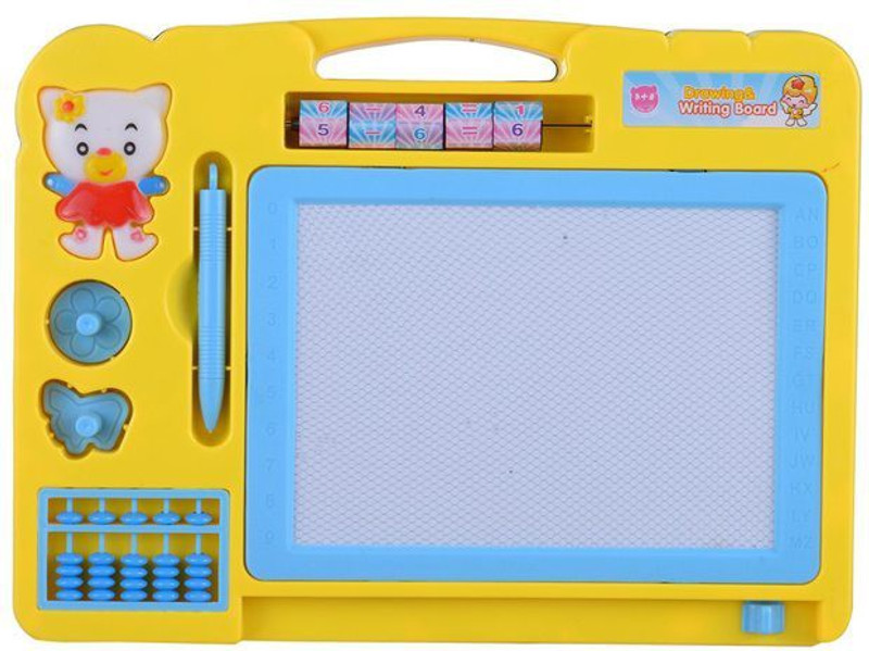 Speoma Magical Slate & Writing Board 2 in 1 Toys for kids(Yellow)
