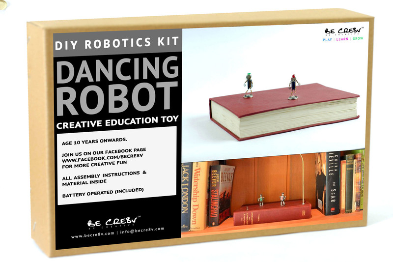 Be Cre8v Be Cre8v Dancing Bot Robotics DIY Kit(Red)