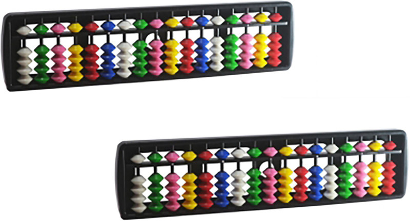 Sae Fashions Sae Multicolor 17 Rod Abacus Kit Set Of 2(Multicolor)